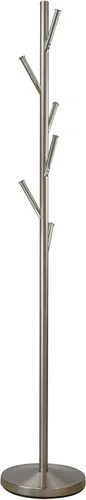 Kira Home Addison - Perchero de metal de 68 pulgadas, acabado de acero satinado