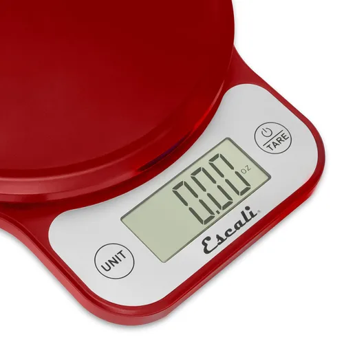 Miniatura 3 de Escali Telero - Báscula digital de alimentos, báscula de cocina de alta precisión para cocinar, hornear, control de porciones, preparación de Rojo