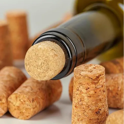 Miniatura 3 de INCREWAY Tapones de corcho cónicos, 20 tapones de corcho de madera duraderos para botellas de vino, botellas de vidrio, 0.984 x 1.181 x 1.181 in