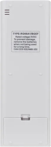 Miniatura 5 de AIDITIYMI RG66A1/BGEF RG66A1BGEF - Mando a distancia de repuesto compatible con Midea & Kaden Kaden KS Series Aire acondicionado montado en la pared