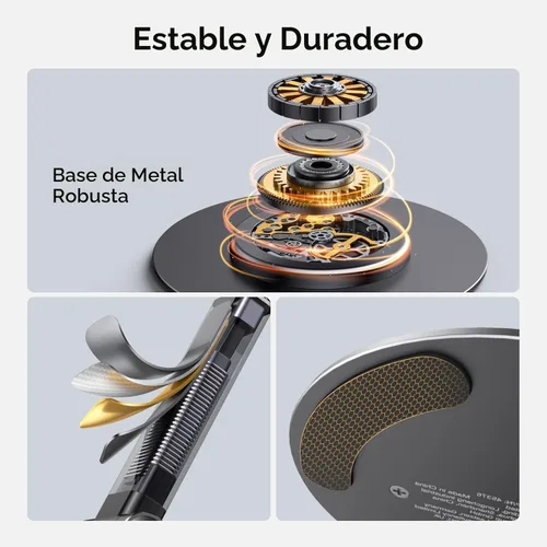 Miniatura 9 de UGREEN Soporte magnético para teléfono MagSafe, soporte de iPhone de altura ajustable para escritorio con rotación de 360° compatible con iPhone 17