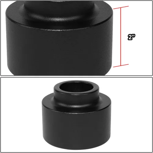 Miniatura 3 de J2 Engineering J2-LK-CH-R-004-BK Kit de elevación de nivelación trasera de 1.5 pulgadas, espaciadores de percha de resorte compatibles