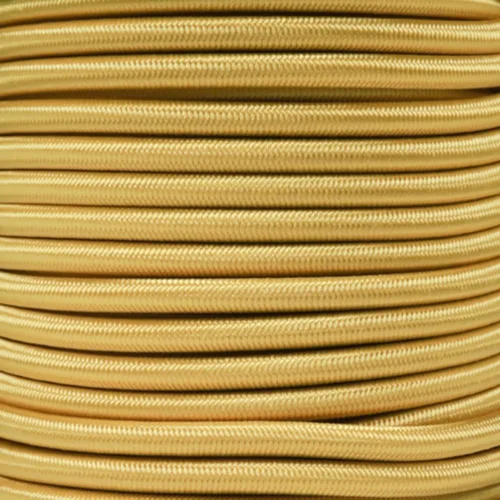 Miniatura 20 de Paracord Planet Cuerda elástica de nailon de 1/4 de pulgada Fabricado en los Estados Unidos Negro, 10 pies