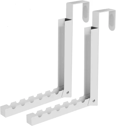 Miniatura 10 de ZMBESUP Perchero Plegable para Colgar Sobre la Puerta para Secar Ropa, Perchero Plegable para Colgar Abrigos para Cuarto de Lavandería