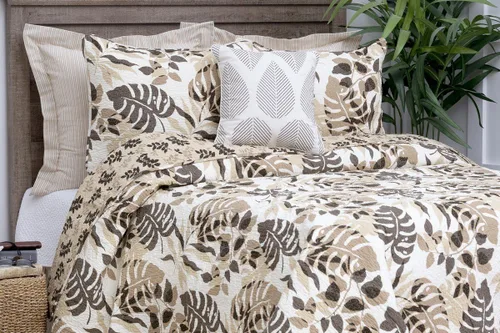 Miniatura 3 de C&F Home Silhouette - Juego de edredón de 3 piezas para verano, playa, océano, costero, reversible, lavable a máquina, ligero, juego de 3 piezas