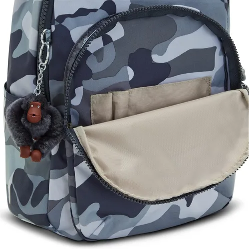 Miniatura 12 de Kipling Mochila pequeña Seoul para mujer, duradera, correas acolchadas para el hombro con funda para tableta, bolsa, Firma Emb, Mochila para tableta