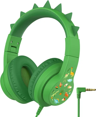 Miniatura 9 de iClever HS19S - Auriculares infantiles con micrófono, limitador de volumen seguro a 85 dBA, auriculares estéreo con orejeras para niños y niñas
