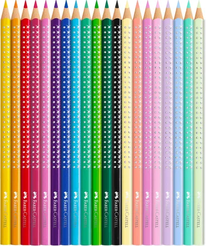 Miniatura 6 de Faber-Castell Set de regalo – Lápices de colores brillantes en lata con forma de mariposa – 20 lápices con calcomanías