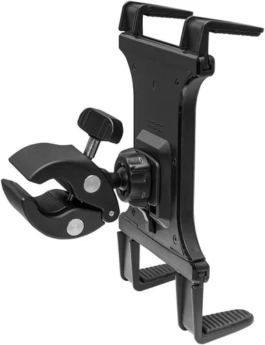 Miniatura 3 de ARKON Mounts Clamp - Soporte para tablet Agarre seguro Rotación de 360 grados Se fija fácilmente a manillares, postes, bicicletas