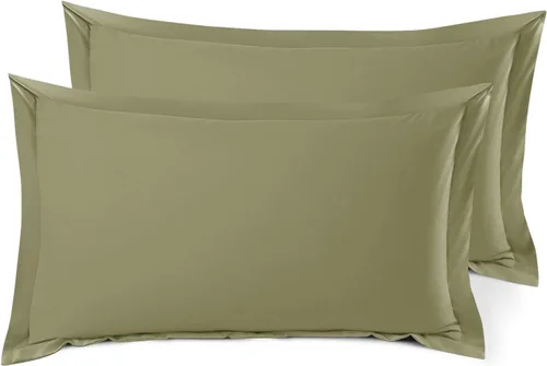 Miniatura 122 de Nestl Juego de 2 fundas tipo sham de almohada suaves - Fundas de almohada de microfibra de doble cepillado - Fundas de almohada de cama premium