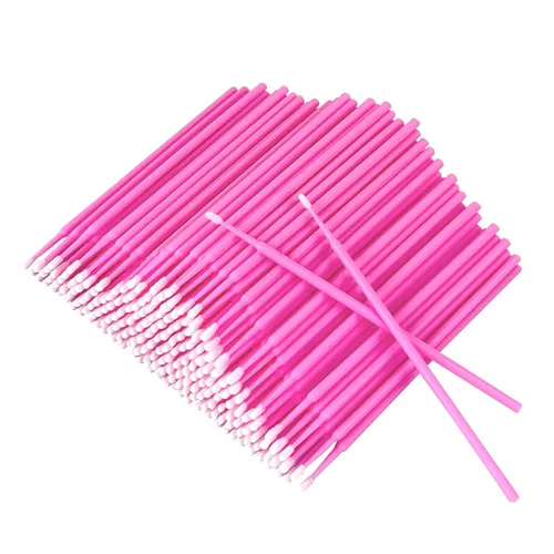 Miniatura 9 de Brochas micro aplicadoras y hisopos de algodón de microblading – Suministros de belleza de precisión para extensiones de pestañas, maquillaje