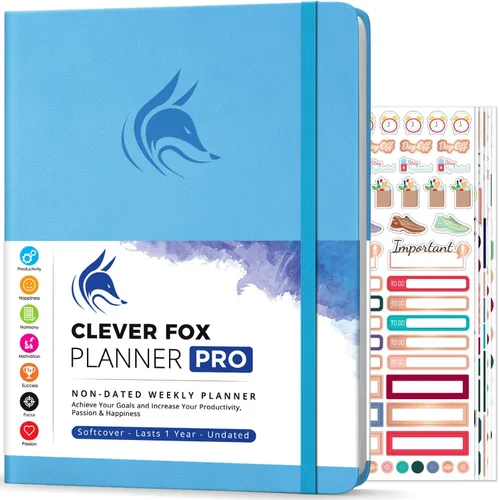 Miniatura 18 de Clever Fox Planner PRO – Planificador de vida semanal y mensual para aumentar la productividad, el manejo del tiempo y alcanzar tus objetivos, 8.5 x