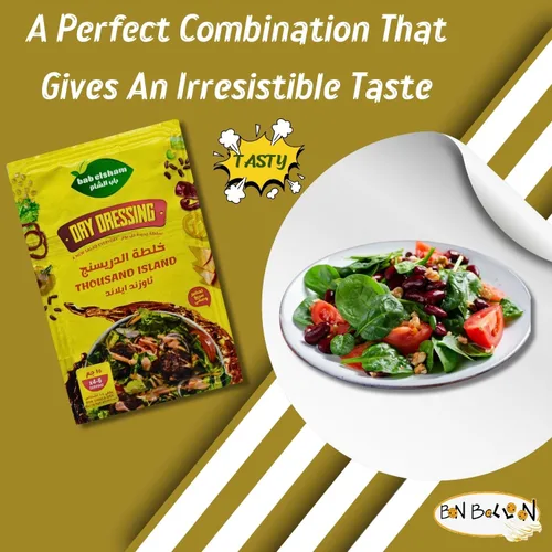 Miniatura 6 de Bab El Sham's Thousand Island Polvo de aderezo seco Mezcla molida Especias Especias Condimento Natural Hierbas Premium Ensalada de hierbas Vegano No