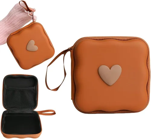 Miniatura 19 de Funda de almacenamiento para cargador, diseño de ondas, protector de cargador de viaje, organizador de cables para auriculares, caja