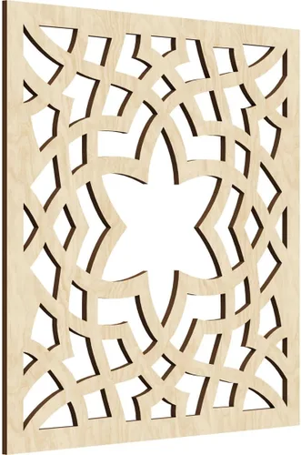 Miniatura 41 de París - Paneles de pared decorativos de madera con calado, extra pequeños, 7 3/8 pulgadas de ancho x 7 3/8 pulgadas de alto x 1/4 pulgadas de alto