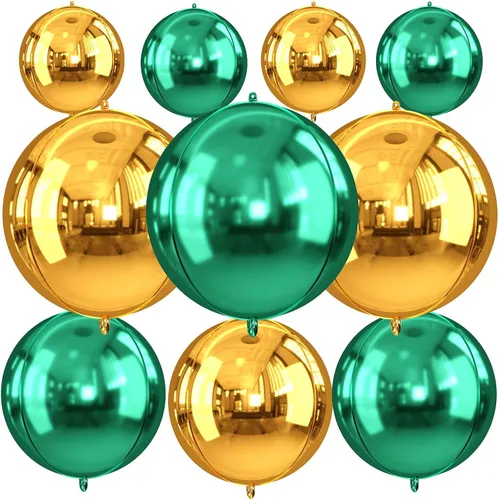 Miniatura 15 de Globos redondos de papel de aluminio para baloncesto, globos de helio 4D de 22 pulgadas, 18 pulgadas, 15 pulgadas, balón de baloncesto negro