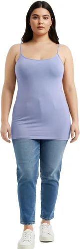Miniatura 202 de Emmalise Camisola larga casual básica para mujer, con tirantes ajustables, top en capas