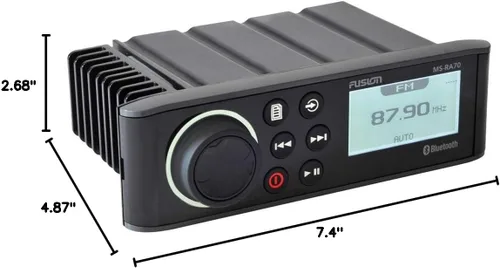 Miniatura 5 de Fusion MS-RA70 Estéreo con 4x50W AM/FM/Bluetooth 2-Zone USB Control inalámbrico para Fusion Link App
