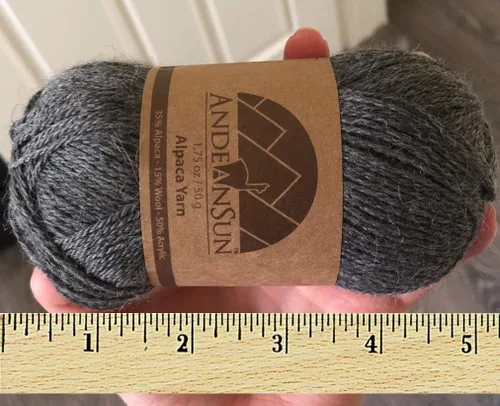 Miniatura 6 de 3 ovillos de lana de alpaca UMAYO para tejer al crochet y con agujas, 150 gramos, #2, #3 y #5 Brezo Browm