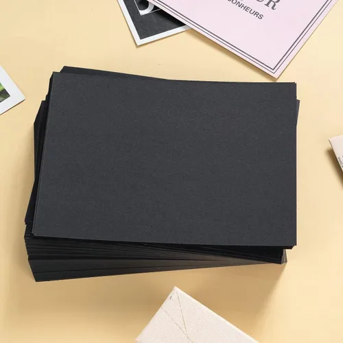 Miniatura 7 de Paquete de 100 hojas de cartulina gruesa en blanco de alta calidad para invitaciones, tarjetas de felicitación, postales, fotos, papel de 250GSM