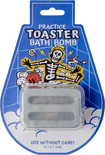Bomba de baño tostadora - Divertido regalo de broma para adultos, divertida broma de oficina, elefante blanco, Papá Noel secreto, relleno de