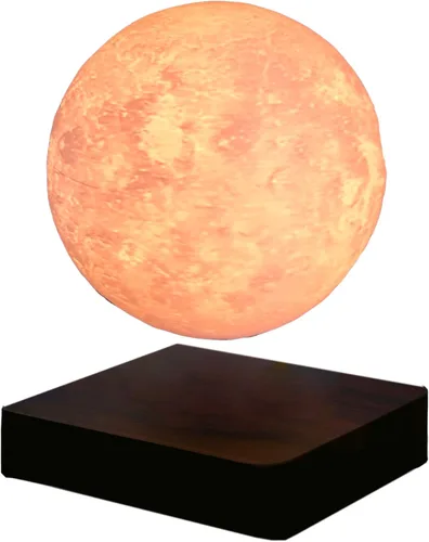 Miniatura 12 de Luz nocturna de luna magnética flotante planeta lámpara interior impresión 3D LED cabecera enfermería regalo creativo lámpara de mesa