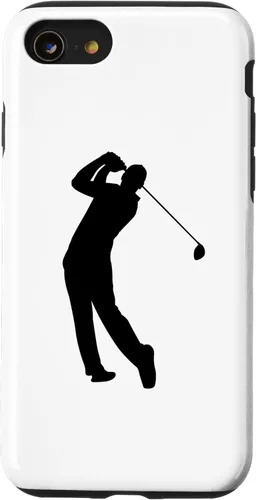 Miniatura 13 de iPhone 12 mini jugador de golf golfista con club de golf caso deportivo
