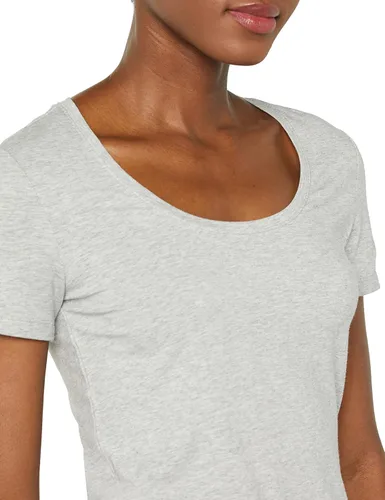 Miniatura 6 de Tienda Essentials Camiseta de manga corta con cuello redondo para mujer (disponible en tallas grandes), paquete de 2