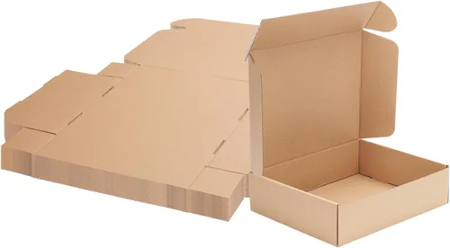 Miniatura 43 de MEBRUDY Cajas de envío de 4 x 4 x 2 pulgadas, paquete de 100 unidades, pequeñas cajas de cartón corrugado para enviar por correo, embalaje de Marrón