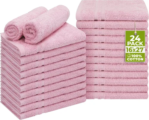 Miniatura 15 de Utopia Towels Toalla de mano de algodón a prueba de blanqueador, 16 x 27 pulgadas, 100% algodón apta para blanqueador, para gimnasio, paquete de 12