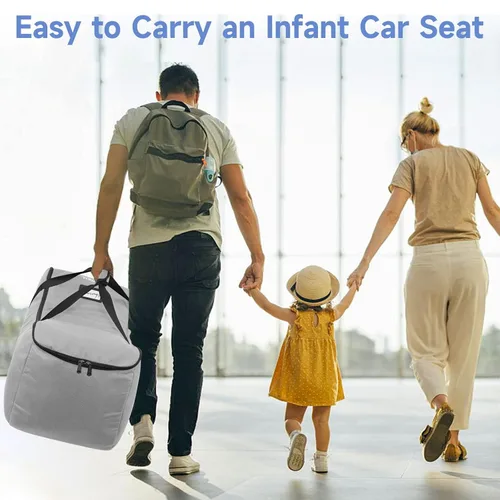 Miniatura 8 de YOREPEK Bolsa de viaje para asiento de automóvil infantil compatible con UPPAbaby MESA V2 y base, apta para todos los asientos y bases de automóvil