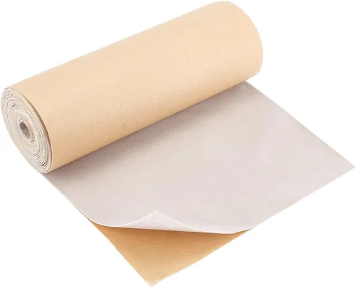 BENECREAT Forro de terciopelo autoadhesivo blanco antiguo de 157.5 x 10 pulgadas, forro de terciopelo suave, hojas traseras adhesivas para cajones