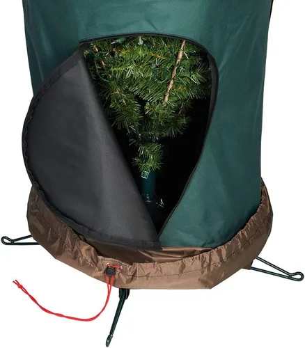 Miniatura 7 de Bolsa de almacenamiento vertical para árboles: bolsa de almacenamiento para árbol de Navidad de 7.5 pies, sostiene árboles artificiales de hasta