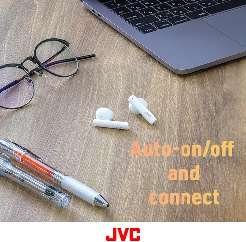 Miniatura 7 de JVC Auriculares inalámbricos ligeros con unidad de controlador de 0.472 in, Bluetooth 5.1, un solo uso, IPX4, batería de larga duración