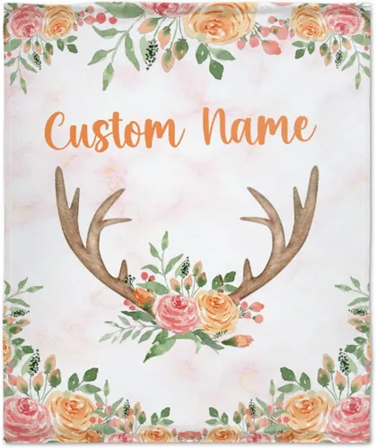 Miniatura 66 de Manta personalizada con nombre, suave, acogedora y ligera, con nombre para sofá o cama, regalo personalizado, unisex, tamaño XS, 40 x 30 pulgadas