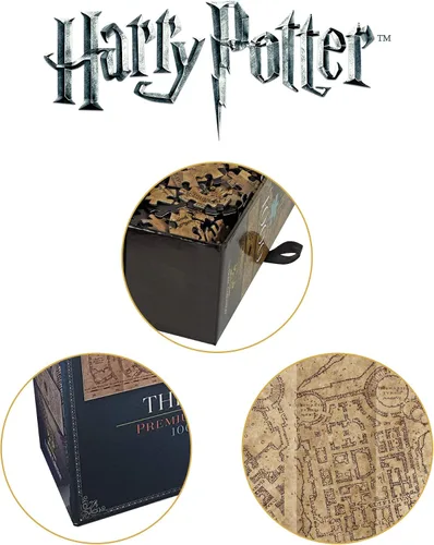 Miniatura 4 de The Noble Collection Rompecabezas del mapa del merodeador de Harry Potter