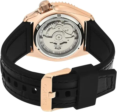 Miniatura 4 de Seiko 5 SRPD76K1 Reloj para hombre automático acero, Negro -, Deportivo