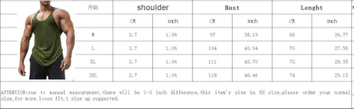 Miniatura 2 de Camisetas sin mangas de algodón para hombre, ajuste seco, gimnasio, culturismo, entrenamiento, fitness, sin mangas, musculares