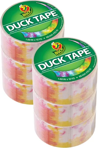 Miniatura 10 de Cinta adhesiva impresa Duck Brand, rollo individual, arpillera (283713)