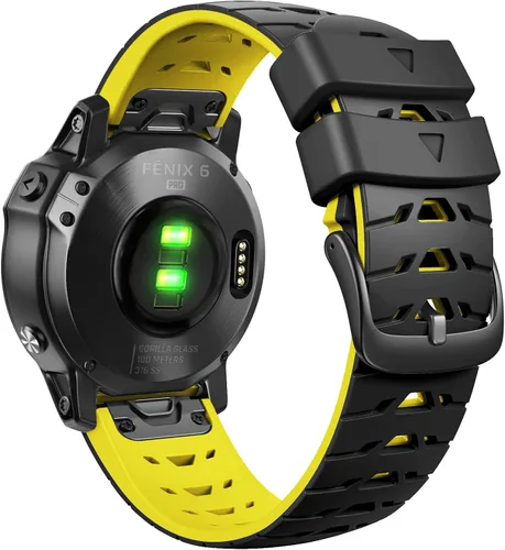 Miniatura 8 de Para Garmin Fenix 5/5 Plus, Fenix 6/6 Pro, Fenix 7, Forerunner 935/945, Instinct/Approach S62, repuesto de correa de reloj de silicona suave