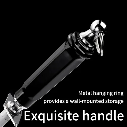 Miniatura 5 de Varilla de afilar de acero de alta resistencia de 12 pulgadas, alta dureza, corte fino, ideal para cuchillos de carnicero y cuchillos de chef