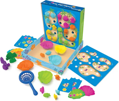 Miniatura 2 de Learning Resources Under the Sea Sorting Set - 44 piezas, actividades para niños de 3 años en adelante, juego de juguetes educativos, juguetes