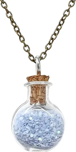 Miniatura 6 de UMBRELLALABORATORY Collar mágico Pixie Steampunk Fire Kawaii Angel Jewelry relleno de polvo que brilla en la oscuridad