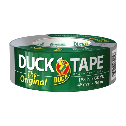 Miniatura 9 de La marca original de cinta adhesiva Duck Tape, paquete de 12 unidades de 1.88 pulgadas x 45 yardas, 540 yardas en total, plateada (284358)