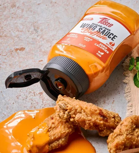 Miniatura 3 de Mrs Taste Salsa sin azúcar, cero calorías, cero sodio, cero azúcar, alta fibra, apta para dieta cetogénica, apta para dieta paleo, opción baja