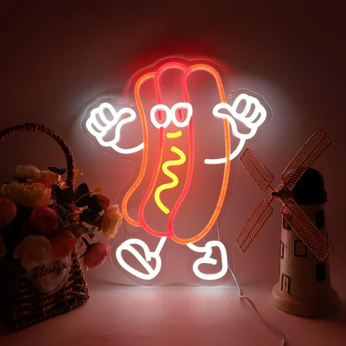 Miniatura 15 de Letrero de neón LED divertido con texto en inglés "Hey You Drop This Brain", luz de neón para hombres, decoración de habitación, oficina, regalos