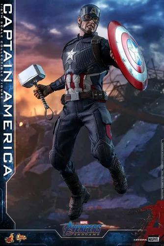 Miniatura 9 de Hot Toys 1:6 Capitán América - Vengadores: Endgame, Multicolor, HT904685