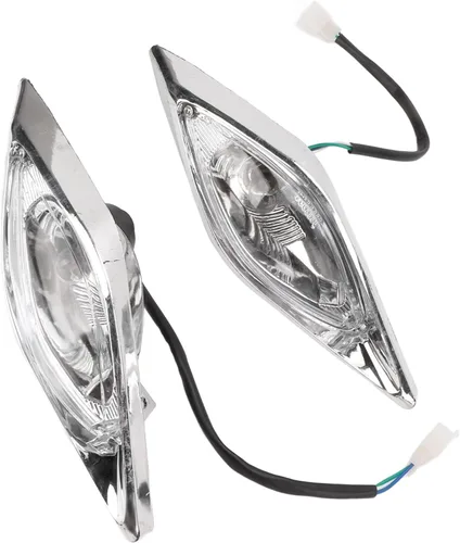 Miniatura 9 de POCREATION Juego de faros delanteros LED ATV, lámpara izquierda y derecha de 3 cables de 12 V para 125 4 ruedas Quad