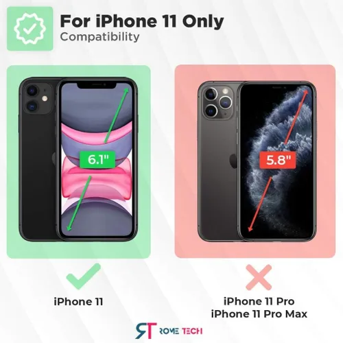 Miniatura 3 de Funda diseñada para Apple iPhone 11 con funda de clip para cinturón Combo de funda resistente y funda protectora para teléfono con textura