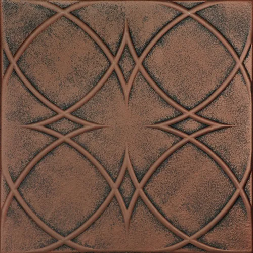 Miniatura 26 de À LA MAISON CEILINGS R82 - Azulejos de techo de espuma con pegamento de círculos y estrellas (21.6 pies cuadrados/caja), paquete de 8, color dorado